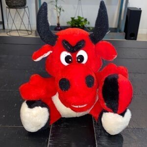 Vintage 1997 Chicago Bulls Mascot Benny The Bull Plush Stuffed Animal Fable Toy 